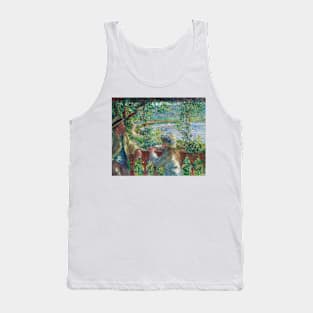 Near the Lake by Auguste Renoir Tank Top